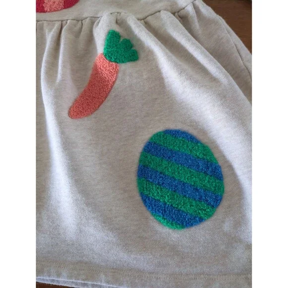 Mini Boden Girls Longs sleeve  Joan Boucle Bunny Appliqué Dress size 6/7 NEW NT - Picture 5 of 9